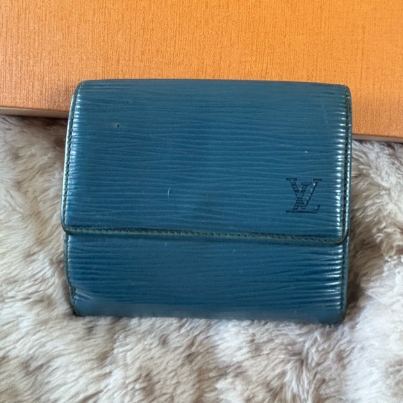 Louis Vuitton Handbags - Louis Vuitton Teal Textured Wallet